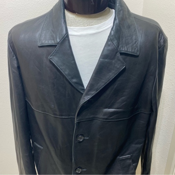 Coach Black Leather Jacket Men's Size Large
100% Leather With Wool Blend Liner - Picture 2 of 12